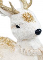 Reno Blanco con Bufanda