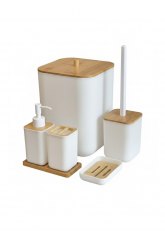 Set Accesorios Baño Nórdico Blanco