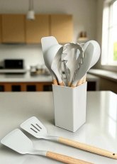 Set de utensilios de cocina de 19 piezas de silico