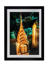 Cuadro Empire State Negro