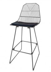 Taburete Hamilton Tono Gris Grafito