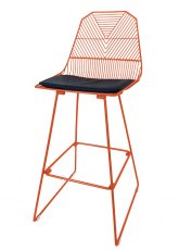 Taburete Hamilton Tono Naranja 