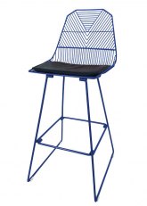 Taburete Hamilton Tono Azul Oscuro