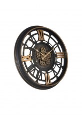 Reloj de Pared Engranajes Vintage Dorado