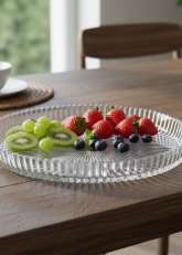 Exhibidor de vidrio pequeño