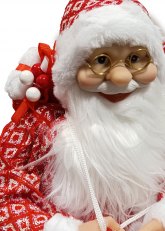 Papá Noel Este con Farol y Saco 30 cm