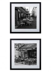 Cuadro Set Rincones de Francia Negro