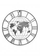 Reloj de pared Mapamundi calado 50 cm