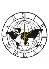 Reloj de pared Mapamundi calado 50 cm