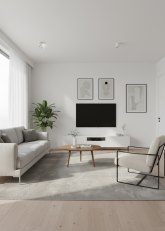 Alfombra Efecto Terciopelo 160 cm