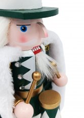 Muñeco Cascanueces con Capa Verde 30cm