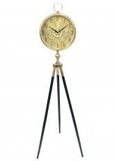 Reloj de pie trípode Dorado