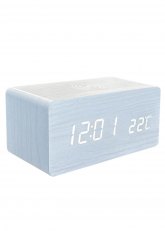 Reloj despertador Digital Led Madera