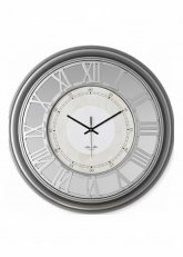 Reloj de Pared Romanos Minimal Plata