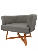 Sillón Gervasoni Lustrado con Tapizado