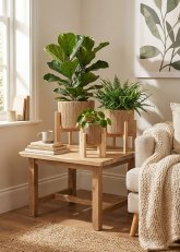 Set de 3 Macetas decorativas fibras