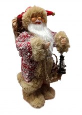 Papá Noel Este con Farol y Saco 45 cm