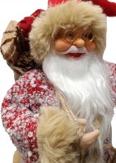 Papá Noel Este con Farol y Saco 45 cm