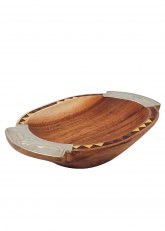 Batea Parara alp/taracea 25cm Gris