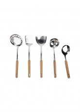 Set de utensillos de Cocina con Mango de madera