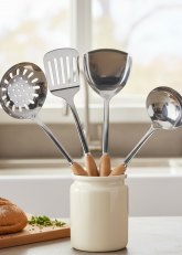 Set de utensillos de Cocina con Mango de madera