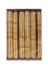 Set de 6 Individuales Bamboo