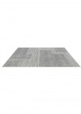 Alfombra con Patrón Geométrico 160 cm