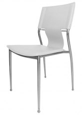 Silla Diamante Tapizado Blanco