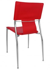 Silla Diamante Tapizado Rojo