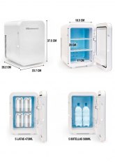 CONSERVADORA PORTABLE FRIO-CALOR 9 LITROS BLANCA