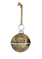 Cascabel Metálico “Merry Christmas” Chico