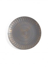 Bandeja Madera Gris y dorada Gris