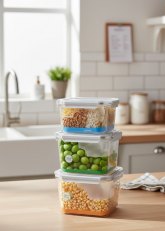 Set de 3 Recipientes herméticos de Vidrio