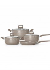 Set de bateria cocina 7 Piezas Beige