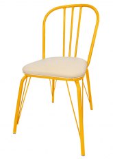 Silla Vermont Tapizada - Tono Amarillo
