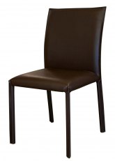 Silla Granate Tapizado Marron