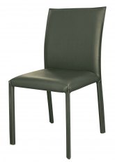 Silla Granate Tapizado Gris oscuro