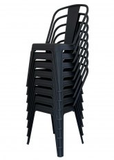 Silla Tolix Air x8 (Plástico Reforzado) Negro