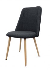 Silla Tess Chenille - Gris Oscuro