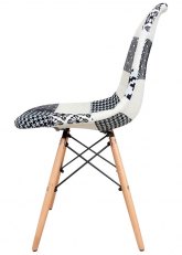 Silla Eames Patchwork White - Tela Patchwork White