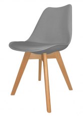 Silla Eames Cross Wood Gris