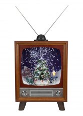 Lámpara TV Retro Navideña