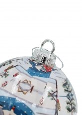 Esfera Navideña “Pueblo Nevado Nocturno”