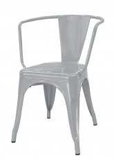 Sillon Tolix Tono Gris Plata Perlado
