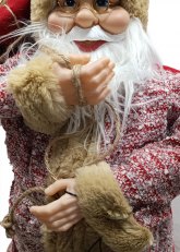 Papá Noel Este con Farol y Saco 90 cm