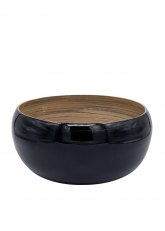 Bowl de bamboo Tuan 30 x 15 CM Negro