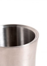 Frapera concava de acero inoxidable 2000 ML