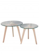 Mesa ratona duo spider Madera Clara
