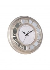 Reloj de Pared Calado Romanos Plateado