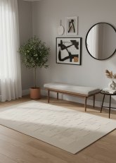 Alfombra Relieve Cuadrados 160 cm